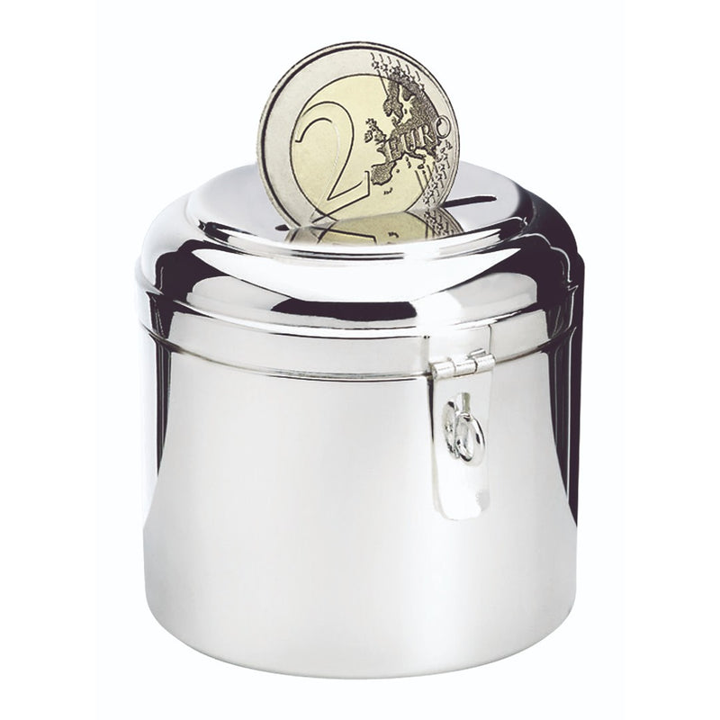 Children's Money Bank Box "Penny" by Sonja Quandt - Silver Plated