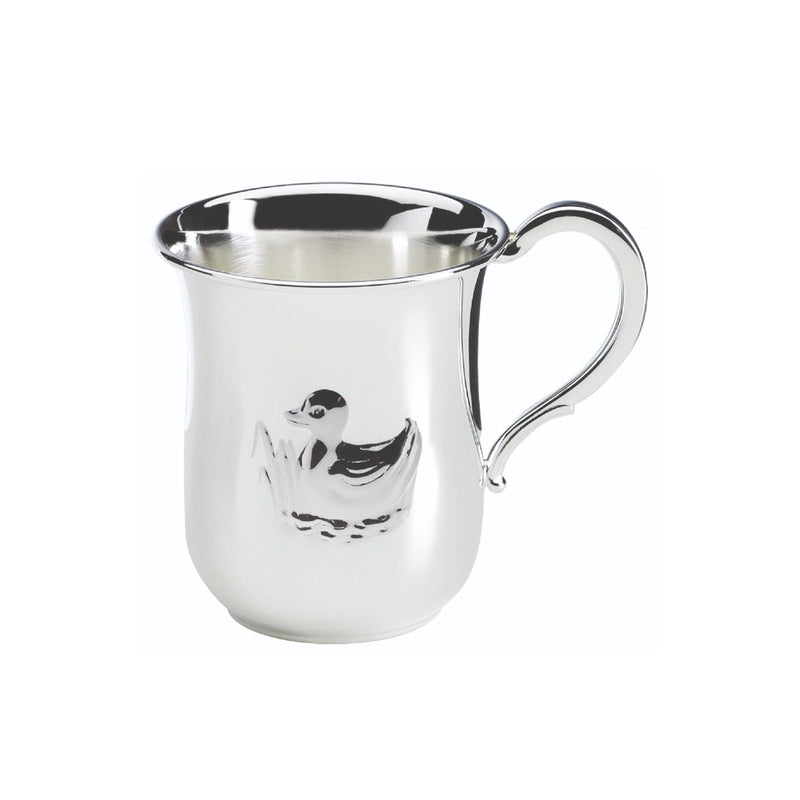 Children's Mug with Handle 'Donald' by Sonja Quandt - Silver Plated