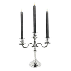 Candle Holder Candelabra Regina with 3 Arms Silver Plated