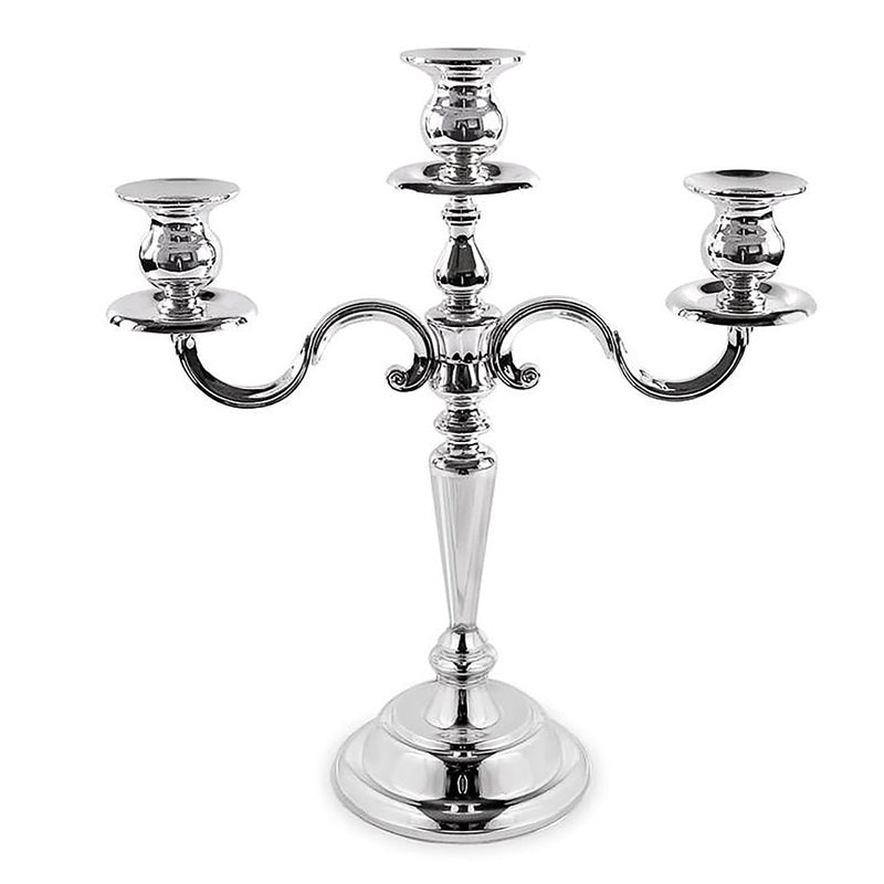 Candle Holder Candelabra Regina with 3 Arms Silver Plated