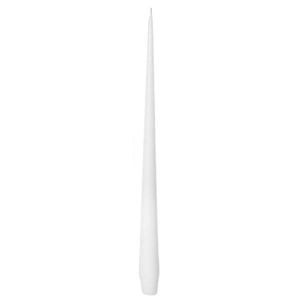 Taper Candle in White Matte (Set of 4)