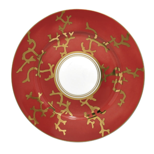 Dessert Plate Flat Rim No.1 - Cristobal Rouge