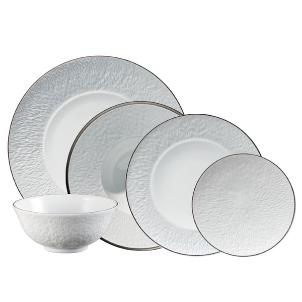 Dinnerware Set of 30 Pieces - Minéral Platinum