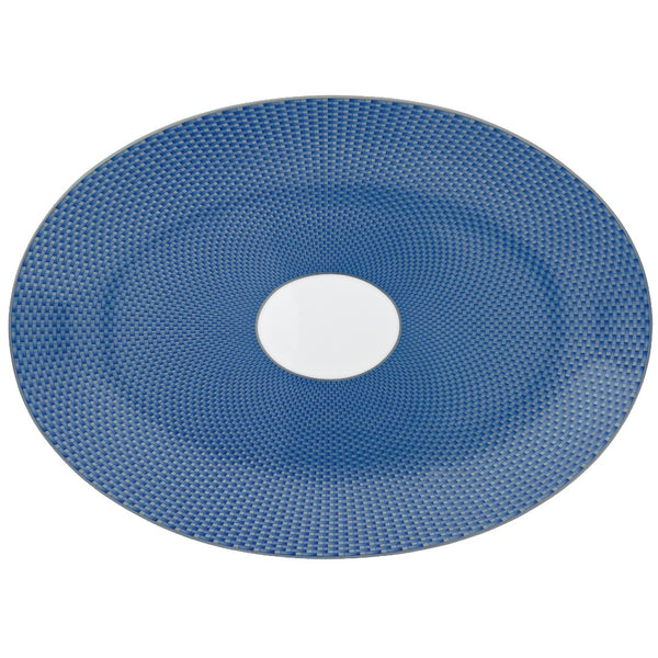 Oval Platter Pattern No.1 36 - Trésor Bleu