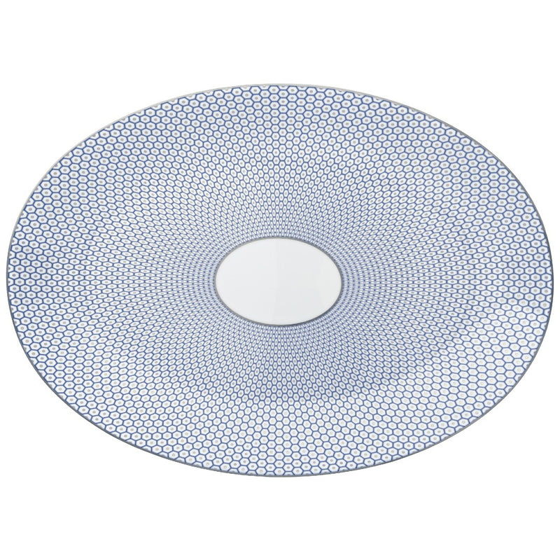 Oval Platter No.3 42 - Trésor Bleu