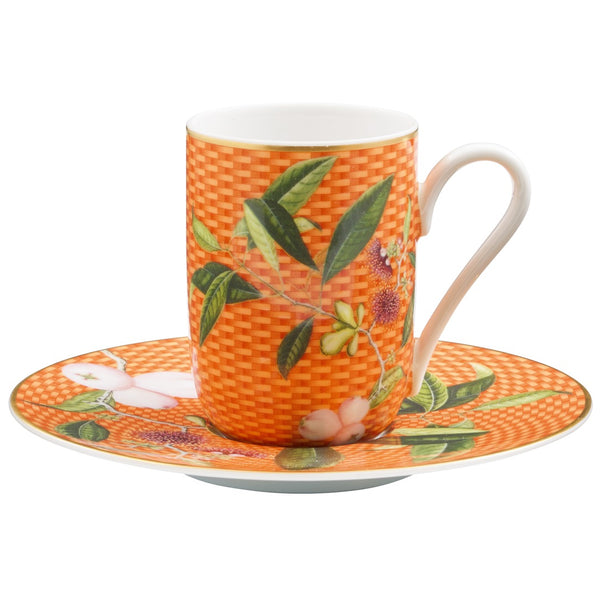 Espresso Cup and Saucer Water Apple - Trésor Fleuri