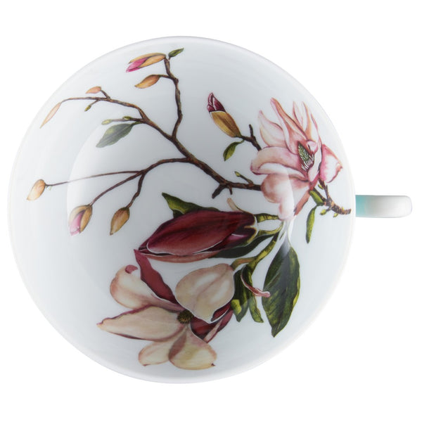 Tea Cup and Saucer Magnolia - Trésor Fleuri