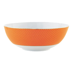 Salad Bowl Orange Pattern No 2 26 - Trésor