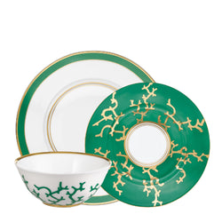 Dinnerware Set of 12 Pieces - Cristobal Emerald