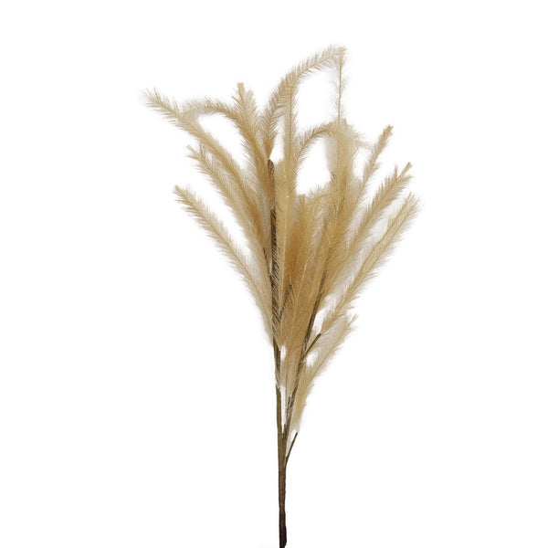Faux Reed Grass in Mustard Yellow