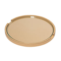 Grourmet Round Serving Tray in Yellow by Giobagnara