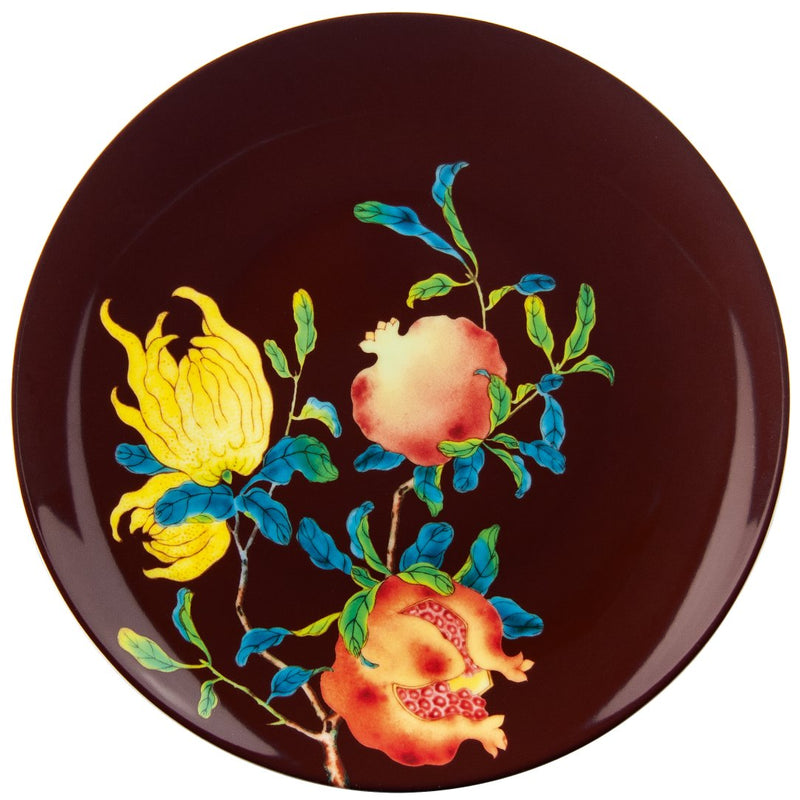 Dessert Plate with Brown Background - Harmonia