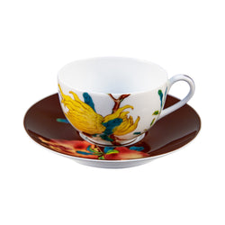 Tea Cup Set Extra with Cup and Saucer Brown - Harmonia