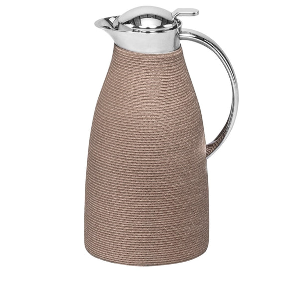 Insulated Carafe 'Tuileries' 1.5L in Mud by Pigment France