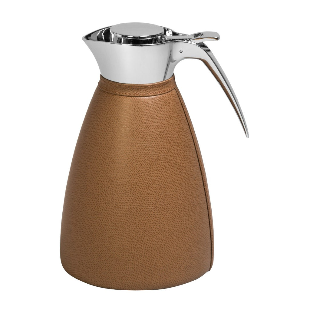 Insulated Thermos Carafe 'Vincennes' 1.5L in Leather by Pigment