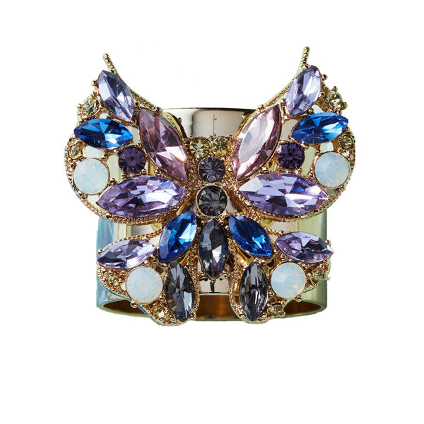 Jewelled Butterfly Napkin Ring in Blue by Joanna Buchanan | Set of 2