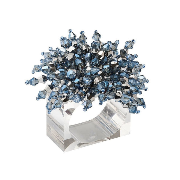 Brilliant Luxury Napkin Ring in Blue