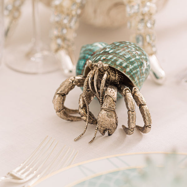 Silver Plated Hermit Crab