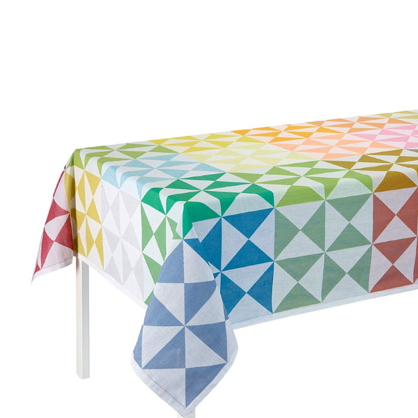 'Origami' Tablecloth in Multi by Le Jacquard Français