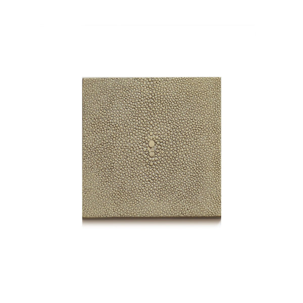 Coaster Faux Shagreen in Natural by Posh Trading Company