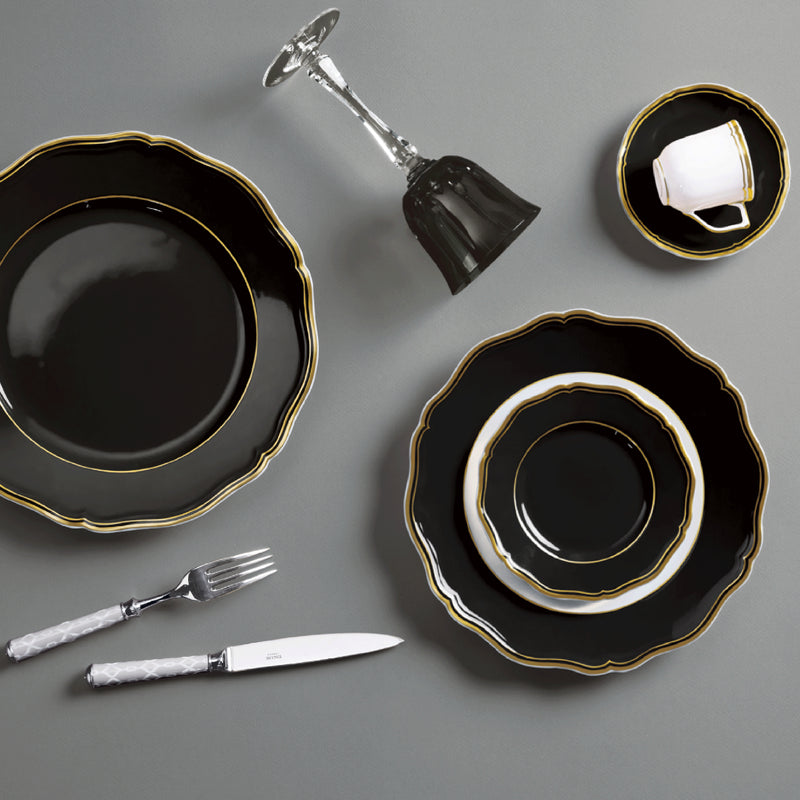 Dessert Plate - Mazurka Black