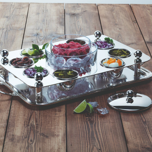 Tartar set "Beef", Silver Plated by Sonja Quandt