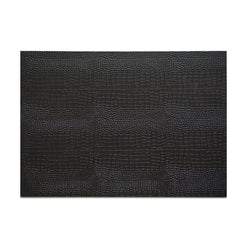 Grand Placemat Faux Python Black by Posh Trading Company