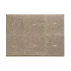 Grand Placemat Faux Shagreen Natural by Posh Trading Company
