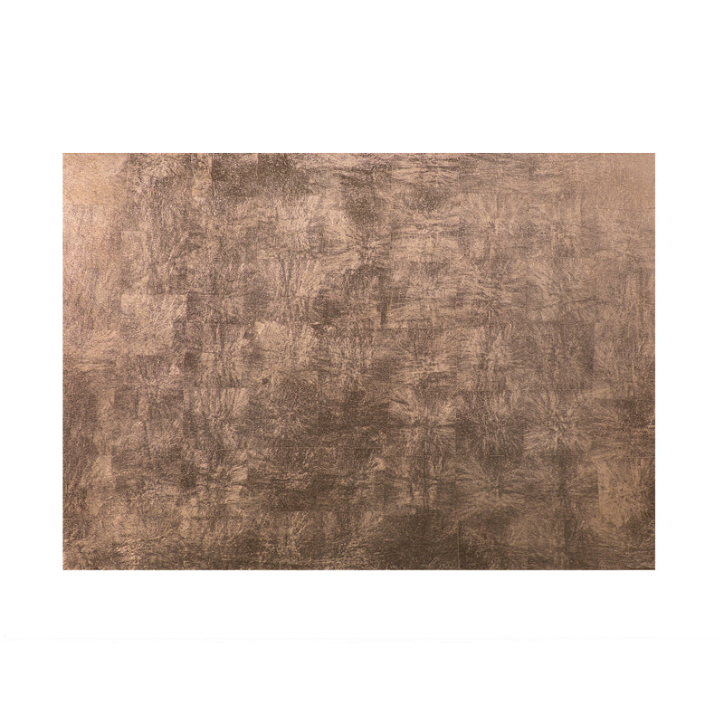 Grand Placemat Silver Leaf in Taupe by Posh Trading Company