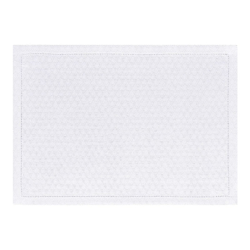 Jacquard Placemats Rectangle Cloth Placemats Set of 4, Washable