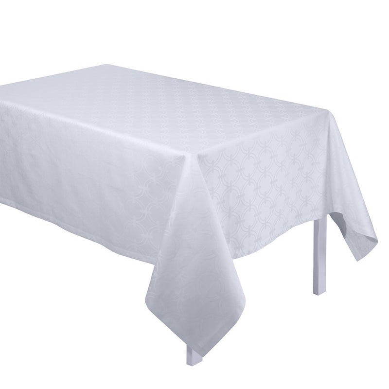 a white tablecloth on a white background