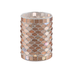 Vase Mosaic Glass - Medium in Pink