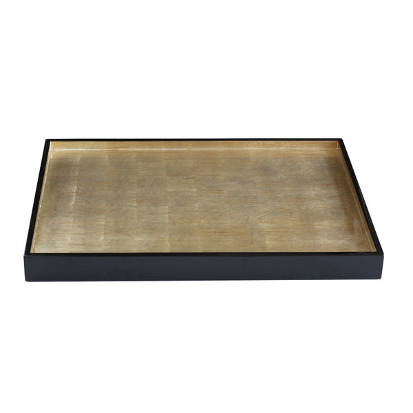 Windsor Tray Large in Silver Leaf by Posh Trading Company