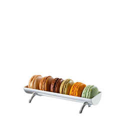 Macaron Bowl 'Sweet' in Silver Plated by Sonja Quandt