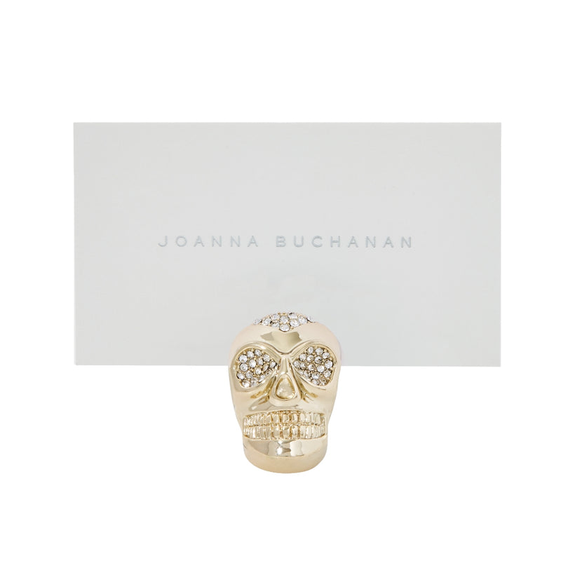 Skull Place Card Holders by Joanna Buchanan | Set of 2