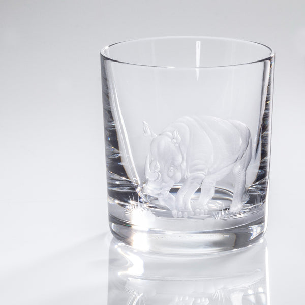 Rhino Glass "Big Five" by Sonja Quandt