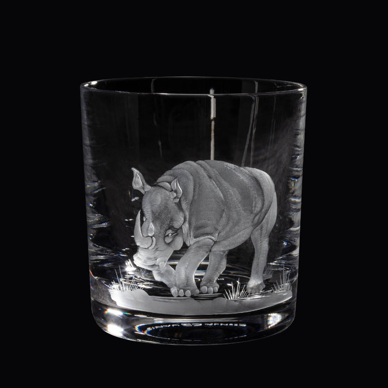 Rhino Glass "Big Five" by Sonja Quandt