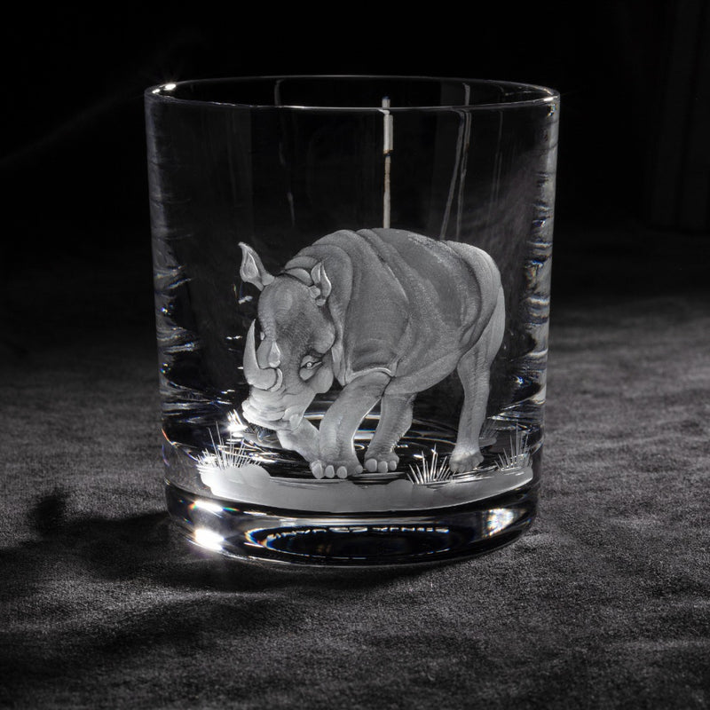 Rhino Glass "Big Five" by Sonja Quandt