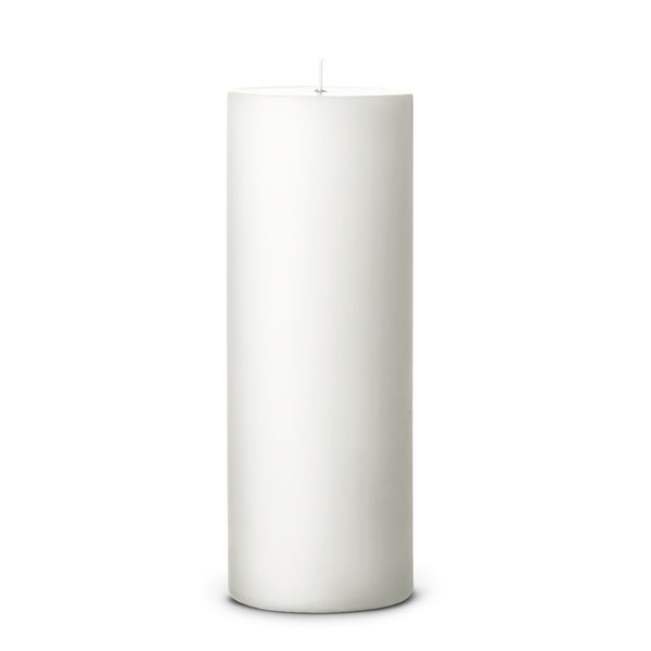 Pillar Candle in White Matt 20cm