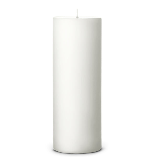 Pillar Candle in White Matt 25cm