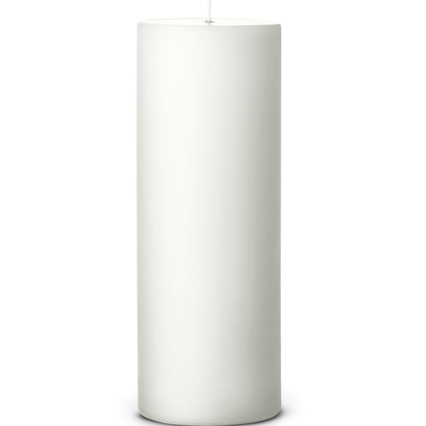 Pillar Candle in White Matt 30cm