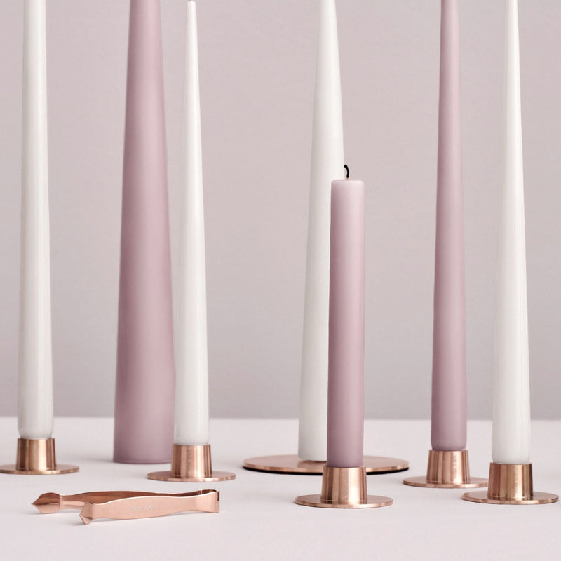 Iconic Taper Candle in Soft Pink Matt