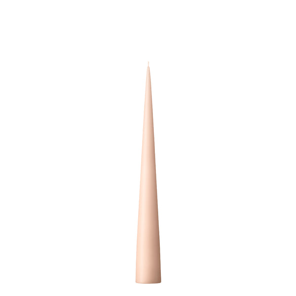 Self-Standing Cone Candle in Nude Matt 38cm