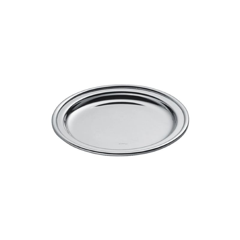 "Regards" Silver Plated Bottle Coaster / Bread Plate by Ercuis