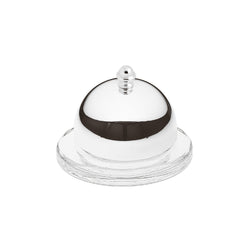 Individual Butter Dish with Cover 'Élégance' by Ercuis, Silver-Plated