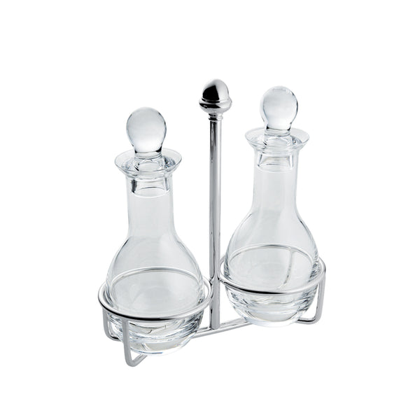 Oil And Vinegar Cruet Set "Regards" Silver Plated by Ercuis