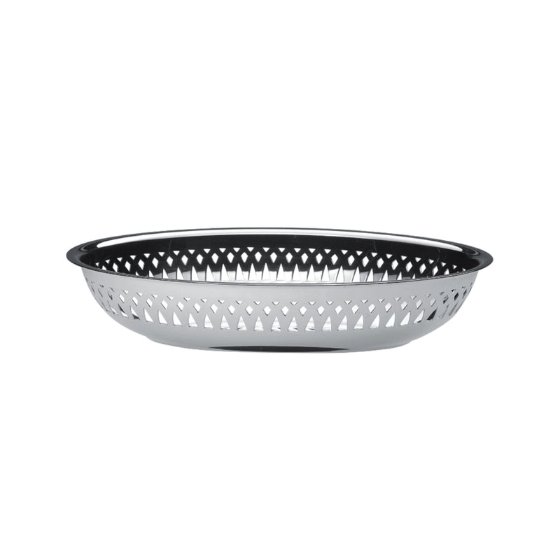 Oval Silver Plated Bread or Fruit Basket "Regards" by Ercuis