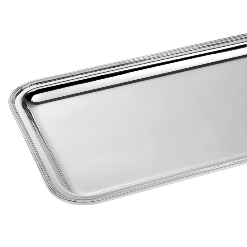 Rectangular "Rencontre" Service Tray, Small, Silver Plated by Ercuis