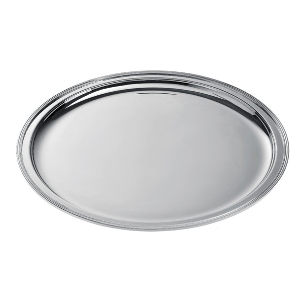 Round "Rencontre" Service Tray, Large, Silver Plated by Ercuis