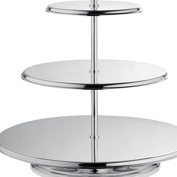 Three Tier Pastry Stand 'Classique', Silver Plated by Ercuis